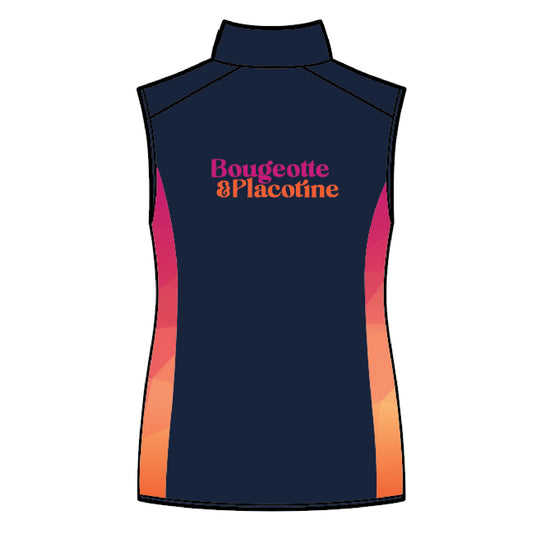 LIQUIDATION- Bougeotte et Placotine - Veste Coupe-vent Sans Manches Marine – Légèreté, Protection et Fonctionnalité