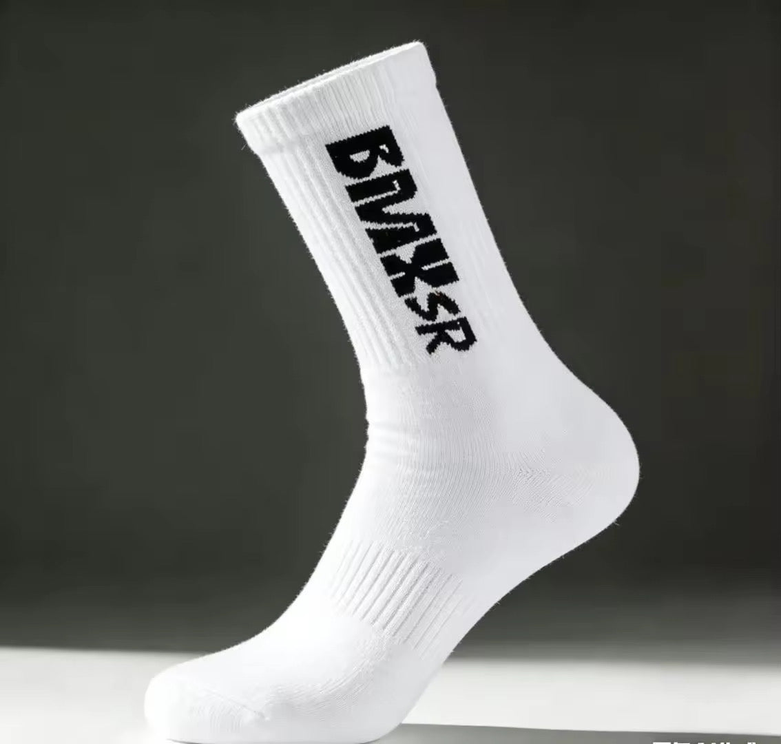Bas BMX3R Rib Blanc – Édition Signature