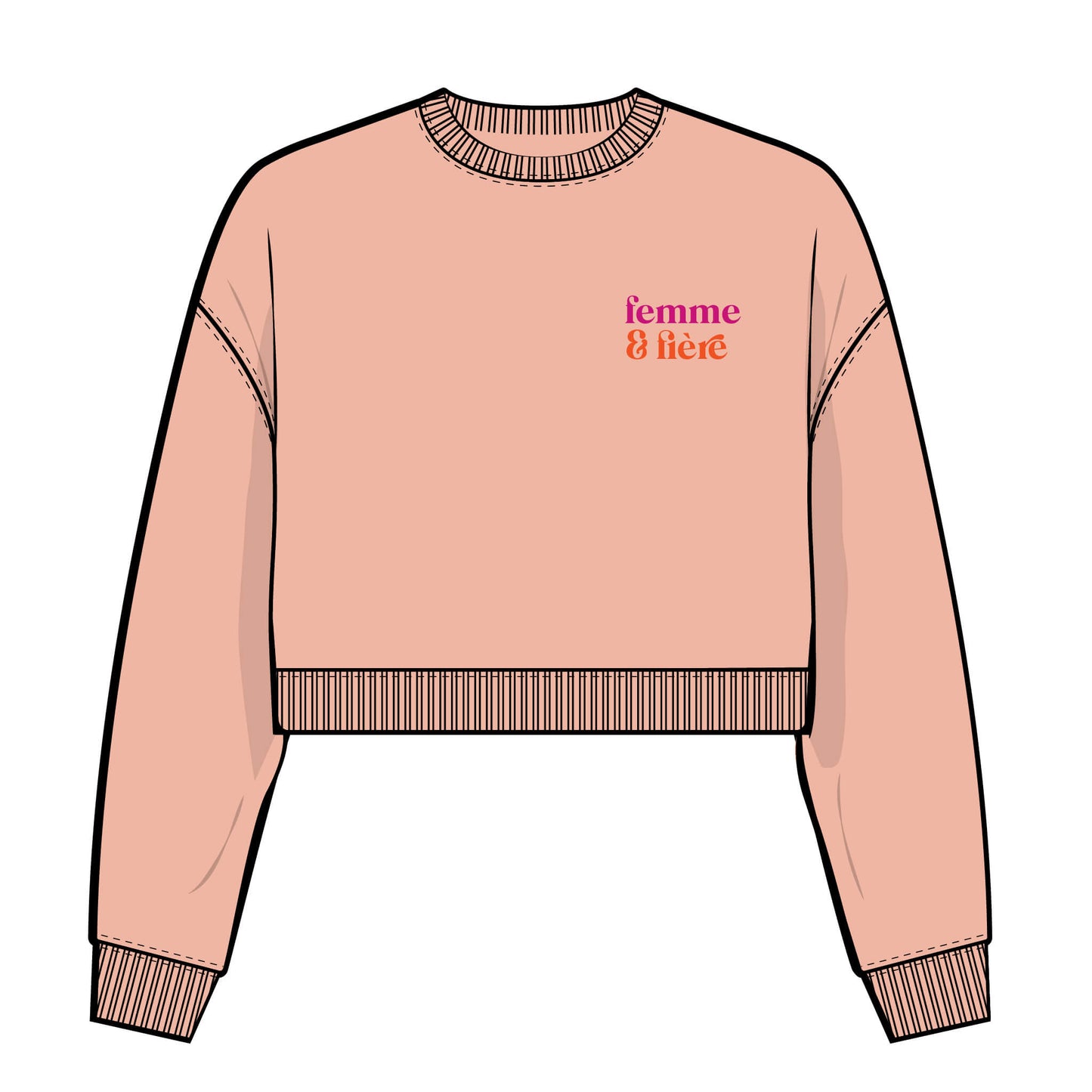 Bougeotte et Placotine - Crewneck Court Manches Bouffantes
