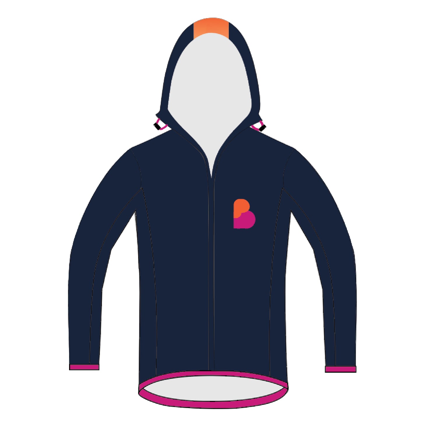 Bougeotte et Placotine - Manteau Coupe-Vent - Marine