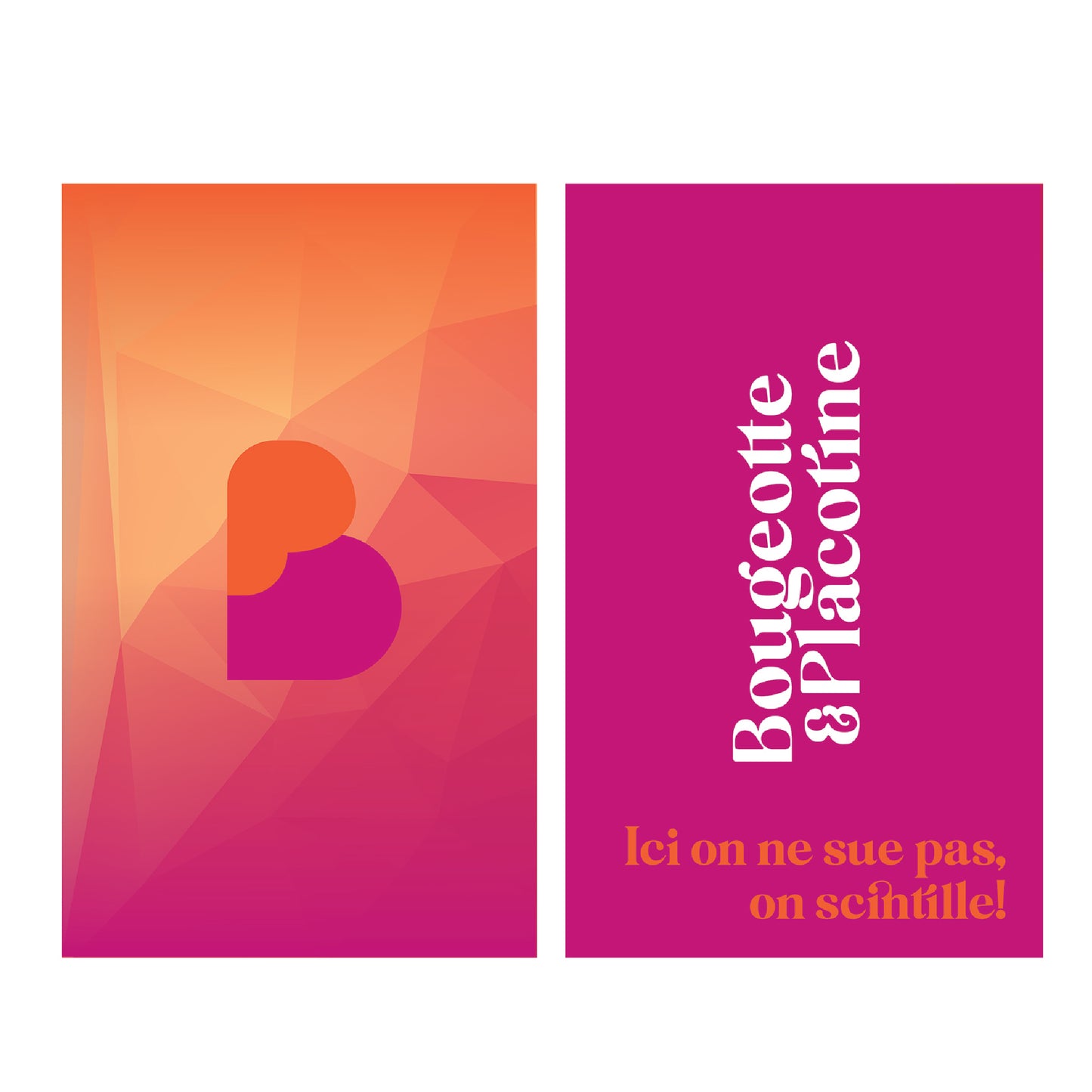 Bougeotte et Placotine - Serviette chamois