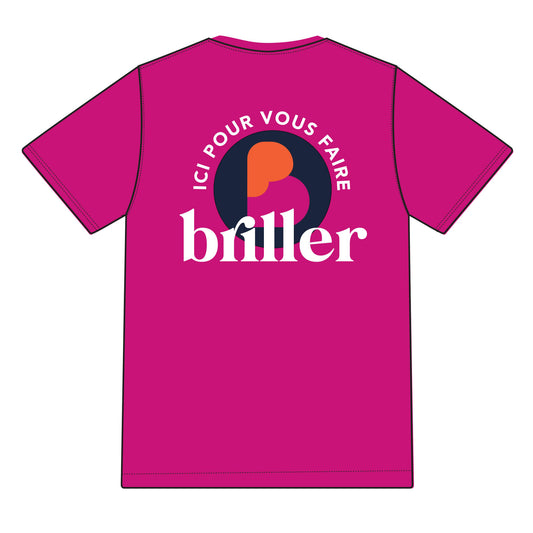 PROMO COACH- Bougeotte et Placotine - T-Shirt Athlétique Sublimé Rose - Performance et Confort