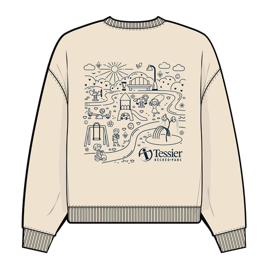 Tessier - Crewneck Régulier Crème