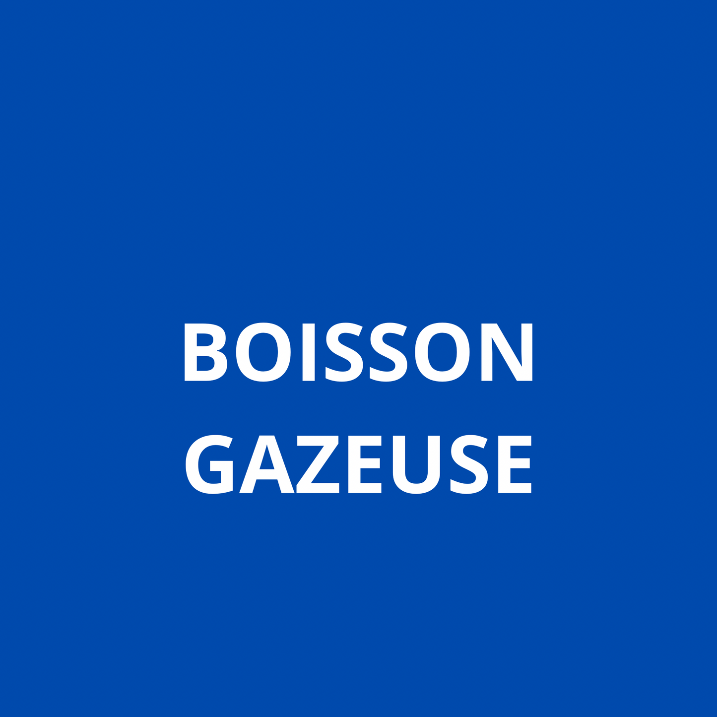 Boisson Gazeuse